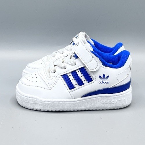 Sneakers Adidas ragazzo unisex Forum basse 1 per neonati e bambini taglia UK 4K