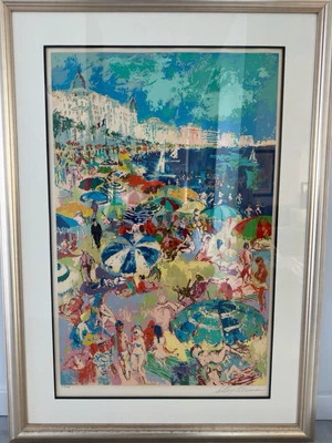 Leroy Neiman “Beach At Cannes” Limited Edition Art Work - Image 1 of 4