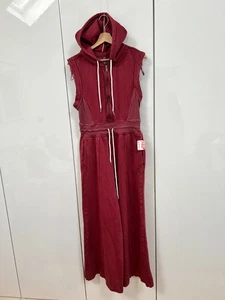 Free People Movement Making It Jumpsuit.  Sour Cherry Red.  Small.  RRP £140 - Picture 1 of 8