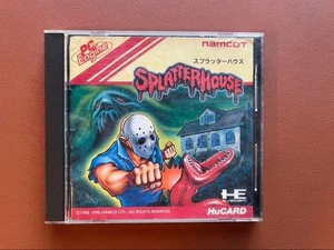 Splatter House NEC PC Engine PCE HuCard Hu Card Japan JP w/manual Tested Used - Picture 1 of 4