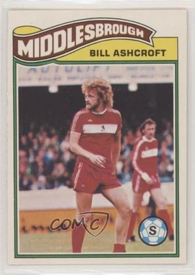 1978-79 Topps English Footballers Bill Ashcroft #74 Rookie RC - Image 1 of 2