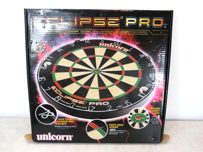 Unicorn Eclipse Pro Dartboard boxed With Fittings - Image 1 of 4