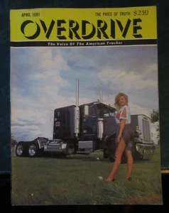 Overdrive Magazine April 1981 Voice of American Truckers - Picture 1 of 1