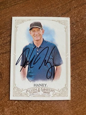 Hank Haney Golf Instructor 2012 Topps Allen & Ginter Autograph Signed Card #245 - Image 1 of 2