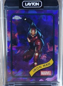 Iron Man 2025 Topps Marvel Sapphire Purple /15 - Picture 1 of 2