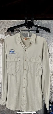 Camisa Redington Para Hombres XL Abotonada Pesca Rendimiento Senderismo Verde Ventilada Forrada Foto 1 de 4