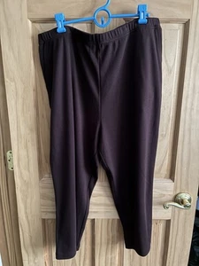 Fashion Bug Damen Plus 18/20 W elastischer Bund Strick Capri Hose Neu mit Etikett - Bild 1 von 10