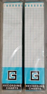 Vintage Graphic Controls Corp. Recording Charts Set Of Two Brand New Sealed  - Picture 1 of 2