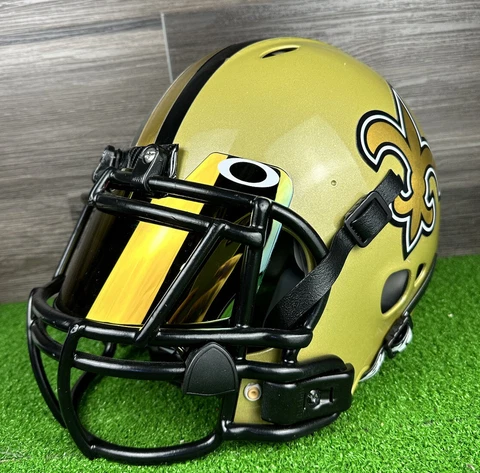 NEW ORLEANS SAINTS Riddell FULL SIZE FOOTBALL Helmet Medium Cover
