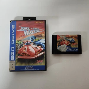 Rock n Roll Racing Sega Mega Drive Game + Case Retro - Picture 1 of 9