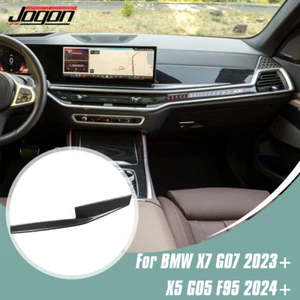 Dry Carbon Dashboard Trim For BMW X7 X5 G07 G05 F95 2023-2025 Screen Lower Panel - Picture 1 of 14
