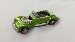VINTAGE HOT WHEELS REDLINE CLASSIC CORD 1970 USA LIGHT APPLE GREEN MISSING PARTS - Picture 1 of 6