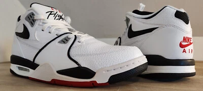 Nike Air Flight 89 Basketball Shoes-Size 11.5-New Without Box-White Red Black - Image 1 of 4