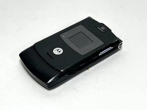 Teléfono Celular Cingular Retro ORIGINAL Motorola V3 Razr Negro AT&T - SIN PROBAR - Imagen 1 de 3