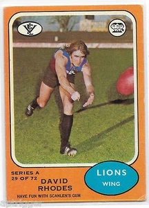 1973 A Scanlens (29) David RHODES Fitzroy :: - Bild 1 von 1