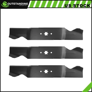 3 Deck Blade For MTD Cub Cadet 742-0677 742-0677B 742-0677A 942-0677 942-0677A - Picture 1 of 9
