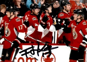Filip Kuba Signed Ottawa Senators Trading Card Sized Mini Photo - Picture 1 of 1