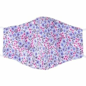 FLORAL FACE MASK Unisex Reusable Washable Half Covering Breathable FREE FILTERS - Picture 1 of 4