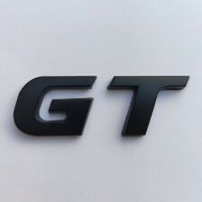 Gt Noir Métal Voiture Badge Emblème pour VW Volkswagen Golf Polo Passat Scirocco