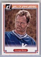 2004 Diamond Kings Hall of Fame Heroes George Brett (Blue Jersey) 102/500 #45