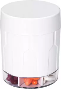 Extra großer Supplement Organizer, Betife Täglich Wöchentlich Pillen Organizer Weiß - Bild 1 von 8