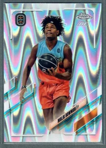 2021-22 Topps cromo horas extras Elite OTE Malik Bowman refractor SP de radiocontrol - Imagen 1 de 2