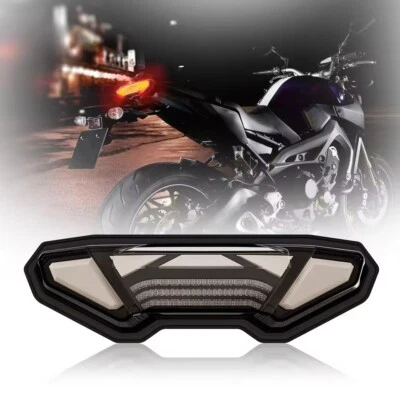 Luz trasera LED con conjunto de señales de giro para YAMAHA FZ09 MT09 14-16 Tracer MT-09 Foto 1 de 4