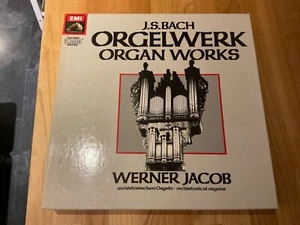 Bach Das Orgelwerk Organ works 19 Lp box set Werner Jacob EMI near mint - Picture 1 of 8