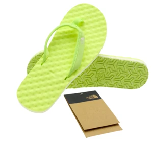 The North Face Z2778* Womens Green Base Camp Mini II Flip Flops Size 8 - Picture 1 of 5