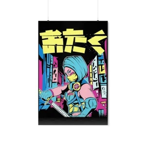 Genial Kawaii Japón Kanji Ramen Anime Otaku Manga Hentai Amantes Regalo Carteles Mate - Imagen 1 de 25