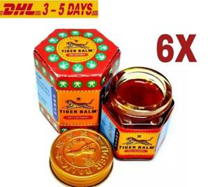  RedTiger Balm Ointment Thai Herbal Aroma Relaxing Massage Balm 6 X 30g