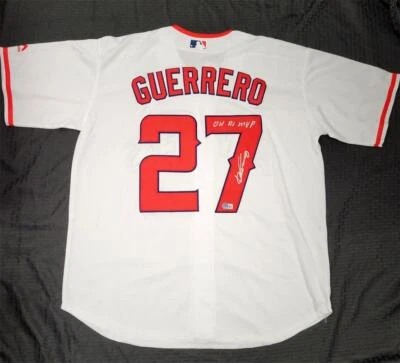 Vladimir Guerrero autograph signed "04 AL MVP" Angels Jersey ~ Beckett BAS Holo - Image 1 of 4