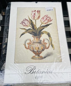 13”x19” BOTANICA 1998 Reproducción Calendario Botánico Francés Siglo XIX SELLADO - Imagen 1 de 7