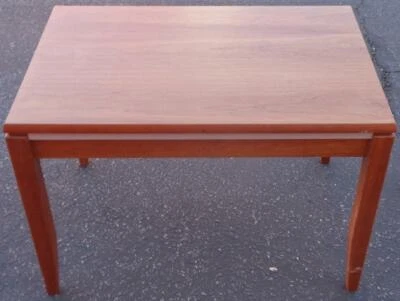 Vintage Solid Wood End Table - Natural Cherry Veneer Finish - GENTLY USED - GDC - Image 1 of 4