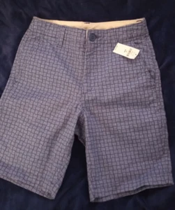 NWT Size 12 Gap Kids Blue Shorts Adjustable Straps Slim Boy Kids - Picture 1 of 6