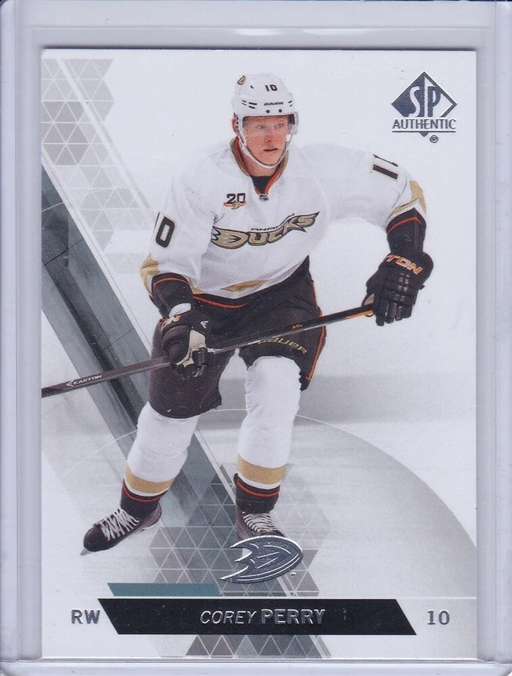 Corey Perry 2013 SP Authentic Hockey Card 28 Grade MT - Image 1 of 2