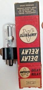 26C30 Vintage NOS Amperite Time Delay Relè 26 volt 30 secondi ottale - Foto 1 di 1