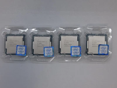 Lote Mixto de 4 Procesadores CPU Intel Core i5 i5-6500 i5-7500T i5-8600K i5-9500T Foto 1 de 4