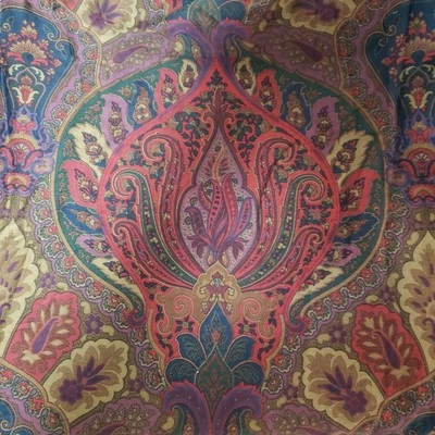 Funda nórdica Ralph Lauren Socialite Paisley Queen púrpura bohemio  Foto 1 de 4