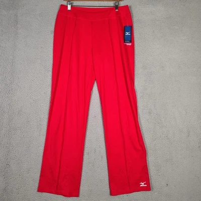 Pantalones Mizuno Para Mujer XL Rojo Pierna Recta Voleibol Rendimiento Ligero Nuevos con Etiquetas Foto 1 de 4