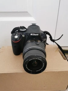 Nikon D5200 DSLR Camera w/ 18-55mm AF-S Lens, Remote, 2 Batteries, Charger + Bag - Picture 1 of 16