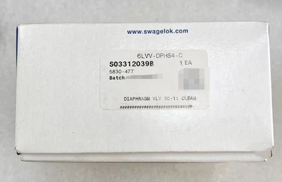 1PC Brand New 6LVV-DPHS4-C Diaphragm Seal Valve - Image 1 of 2