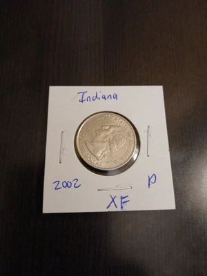 2002 P  Indiana State Quarter  - Image 1 of 2