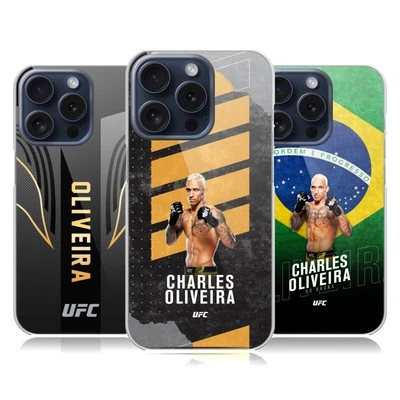 FUNDA TRASERA RÍGIDA OFICIAL UFC CHARLES OLIVEIRA PARA TELÉFONOS APPLE iPHONE Foto 1 de 4