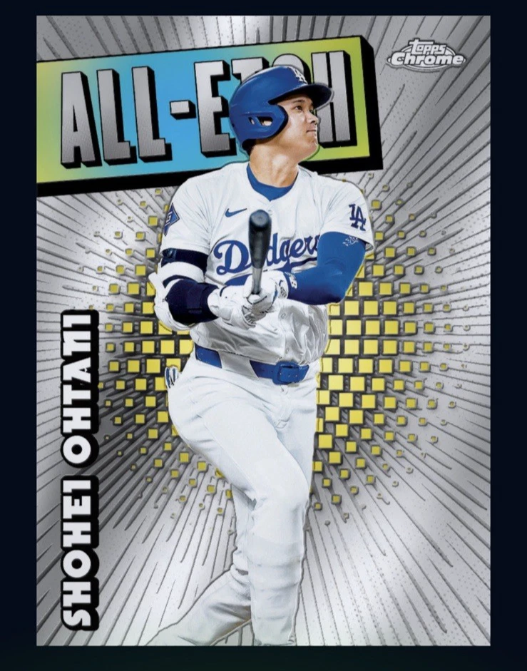 Tarjeta digital colorida MLB TOPPS 2025 cromada - base totalmente grabada - Shohei Ohtani (mlb Topps colorida Foto 1 de 1