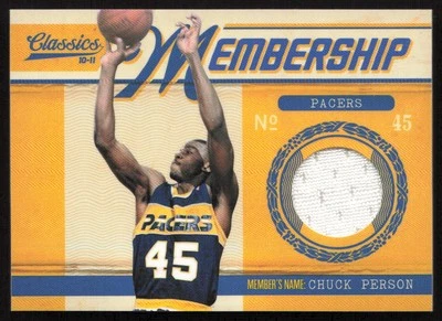 2010-11 Panini Classics Membership Materials #/499 Chuck Person #10 Pacers - Image 1 of 2