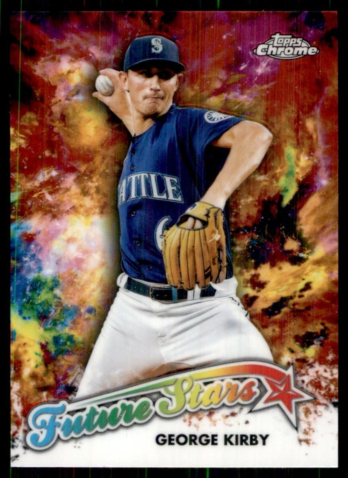 2023 Topps Chrome Future Stars George Kirby Seattle Mariners #FS-5 - Image 1 of 2