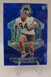 2024 Panini Mosaic Maason Smith (RC) #347 Blue Sparkle /96 SSP Rookie Card - Bild 1 von 2