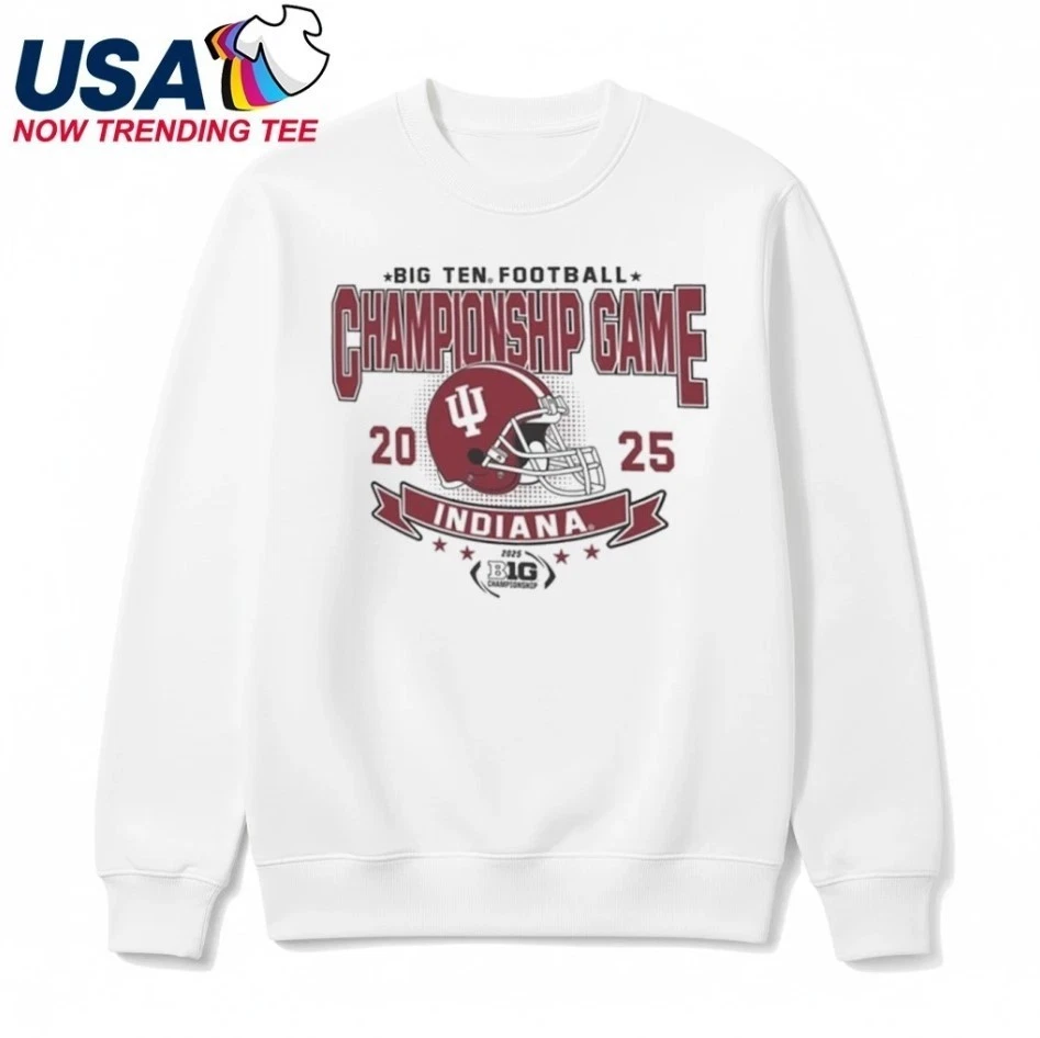 Indiana Hoosiers 2025 Big Ten Football Championship Sudadera S-3XL Foto 1 de 2
