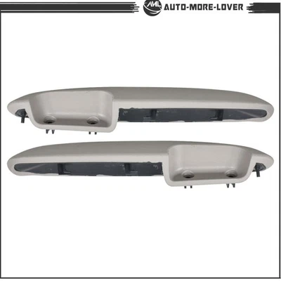 Ajuste para camioneta Chevy GMC 1995-01 02 delantero izquierdo + derecho interior reposabrazos mango gris Foto 1 de 4